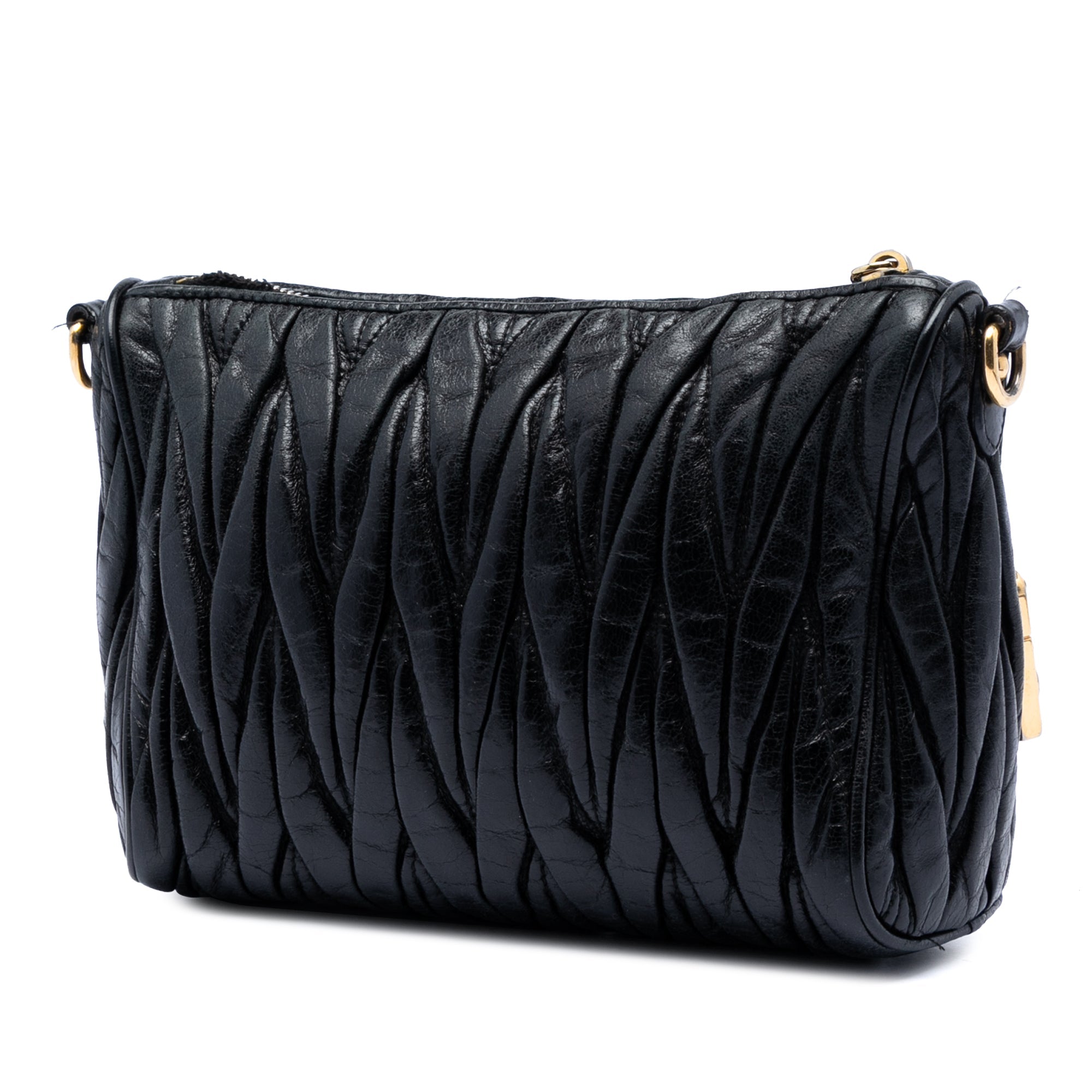 Matelasse Nappa Lux Charm Shoulder Bag