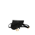 Grained Calfskin Saddle Belt Pouch