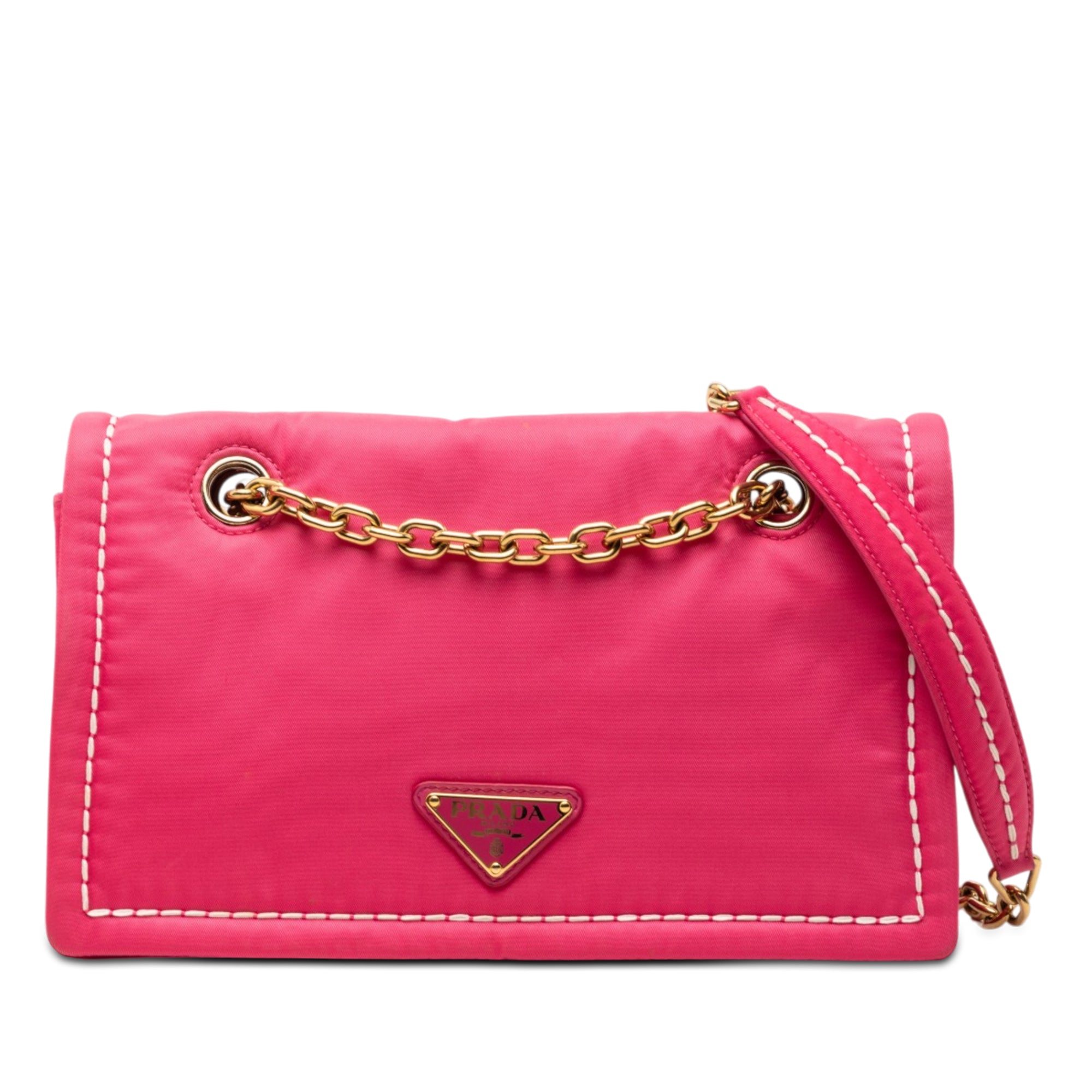 Tessuto Chain Flap Crossbody