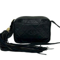 Small CC Quilted Lambskin Tassel Camera Bag