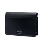 Saffiano Trimmed City Calf Racing Logo Elektra Crossbody
