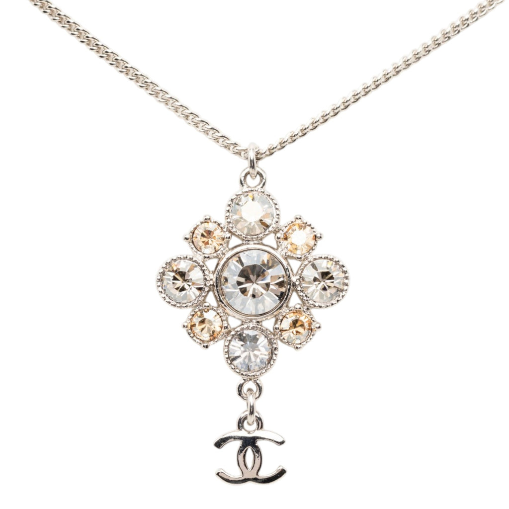 CC Brass Strass Pendant Necklace