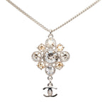 CC Brass Strass Pendant Necklace
