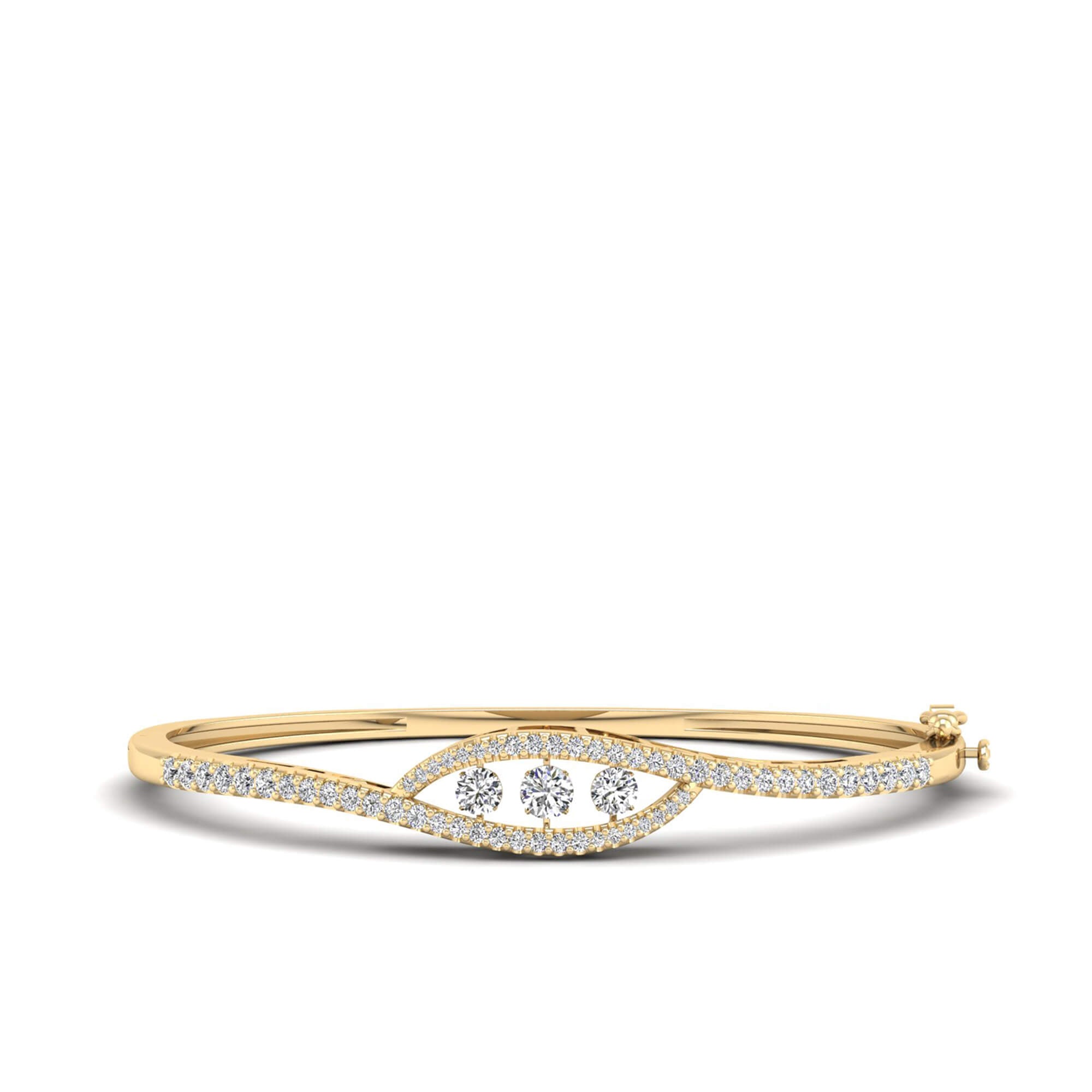 Trio Dancing Diamond Bangle
