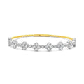 Clover Diamond Flex Bangle