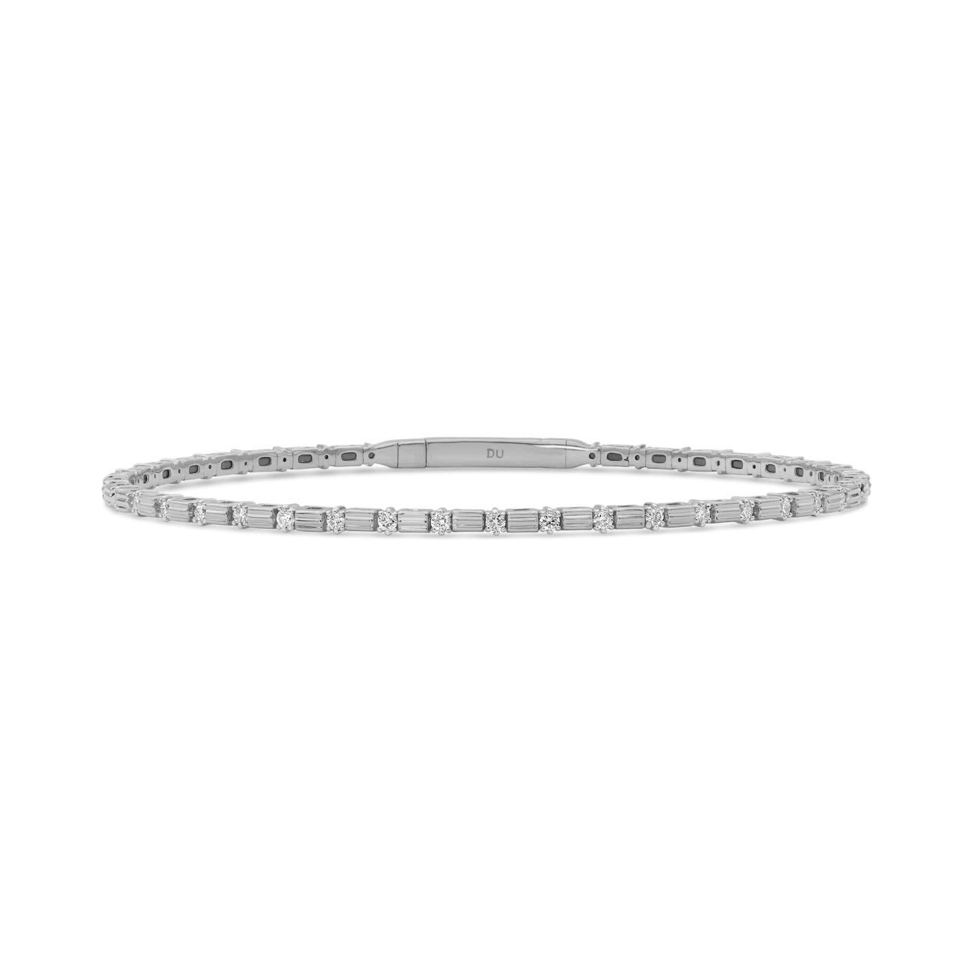 Diamond Bar Flex Bangle