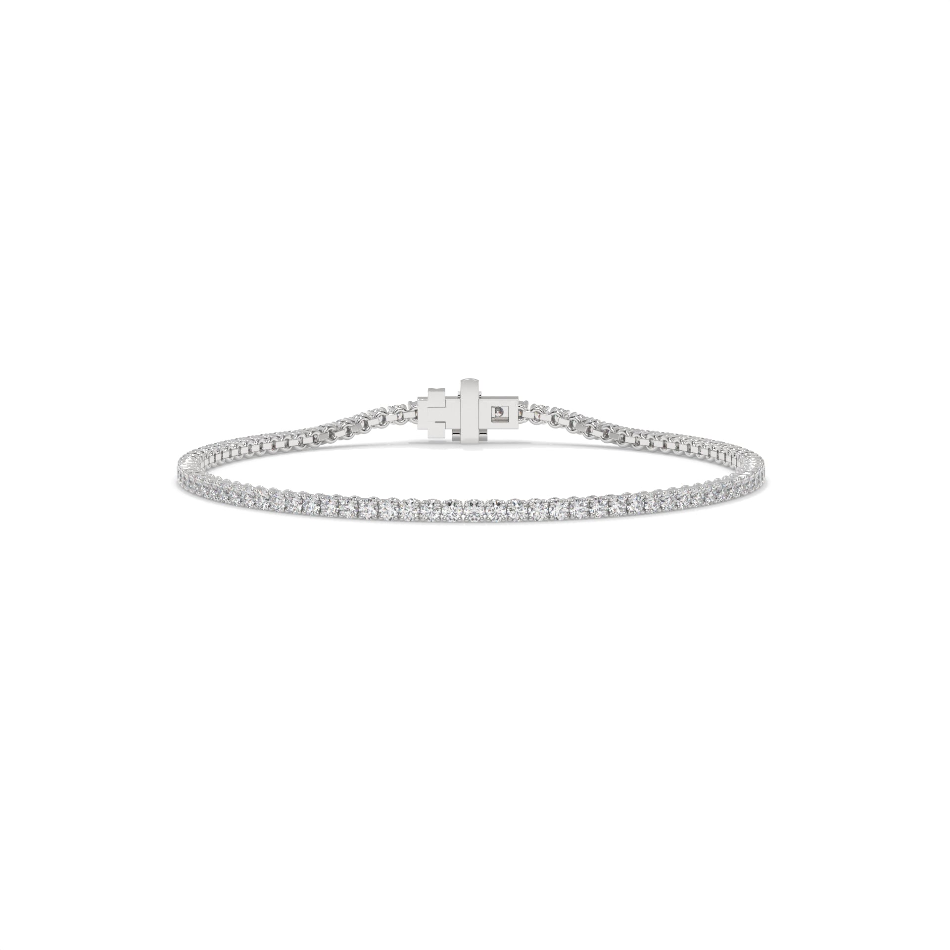 Classic Lab Diamond Tennis Bracelet