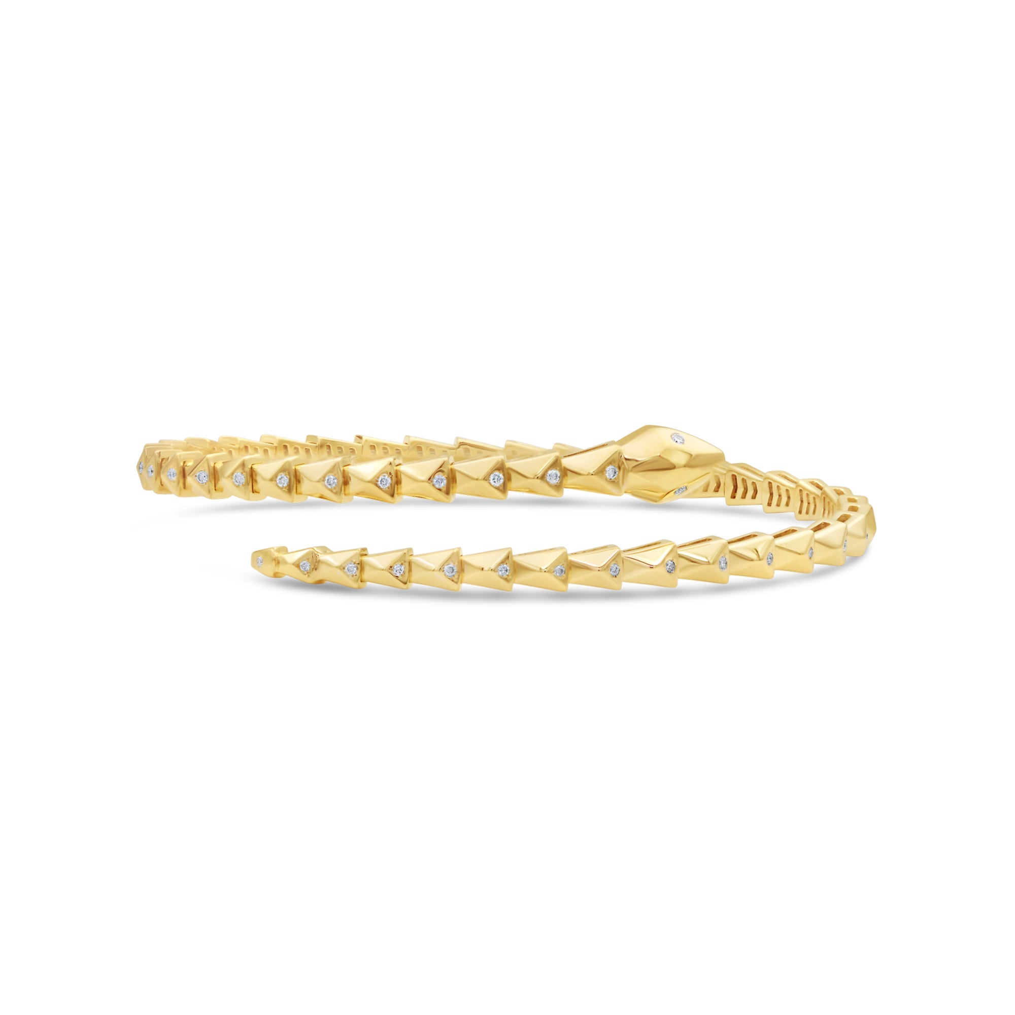 Serpent Flex Diamond Bangle
