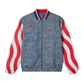 USA x Adidas Denim Graphic Track Jacket
