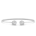 Open Cuff Flex Dancing Diamond Bangle