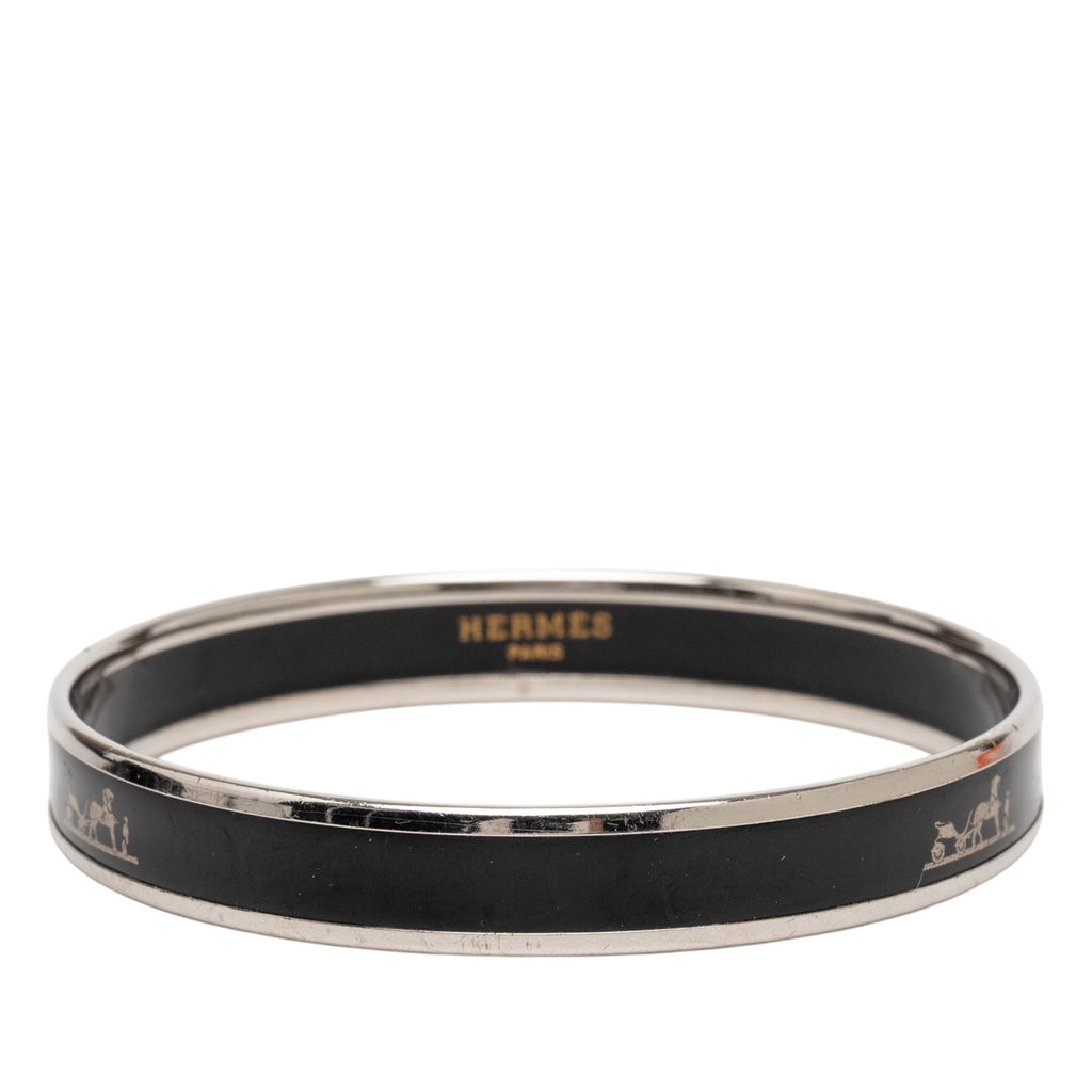 Narrow Enamel Calech Bangle Bracelet 65