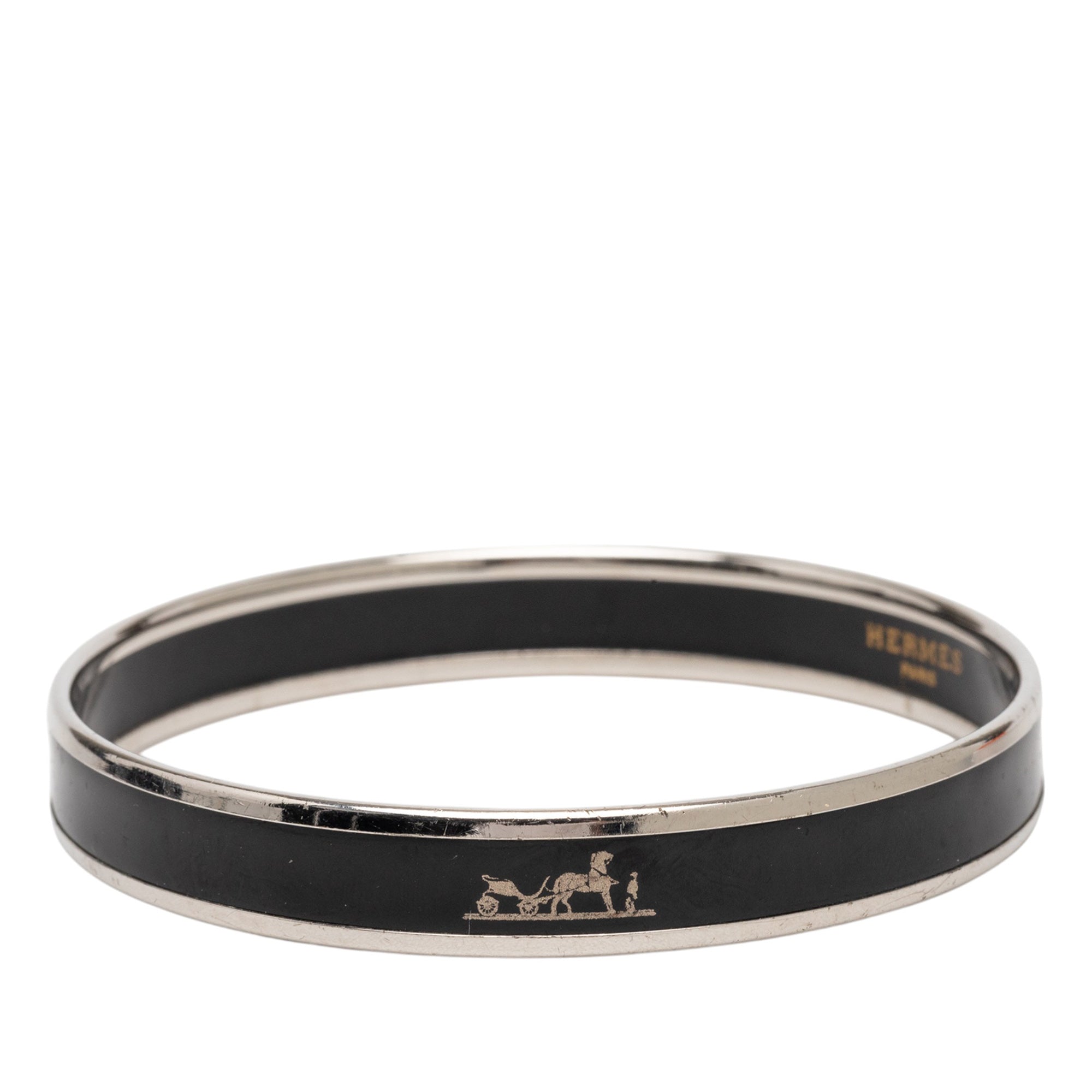 Narrow Enamel Calech Bangle Bracelet 65