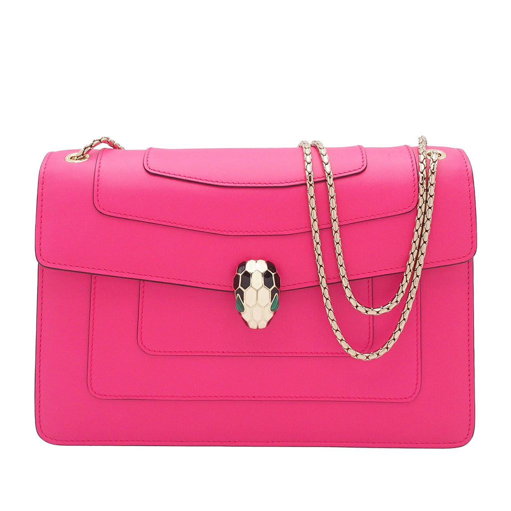 Medium Calfskin Serpenti Forever Shoulder Bag
