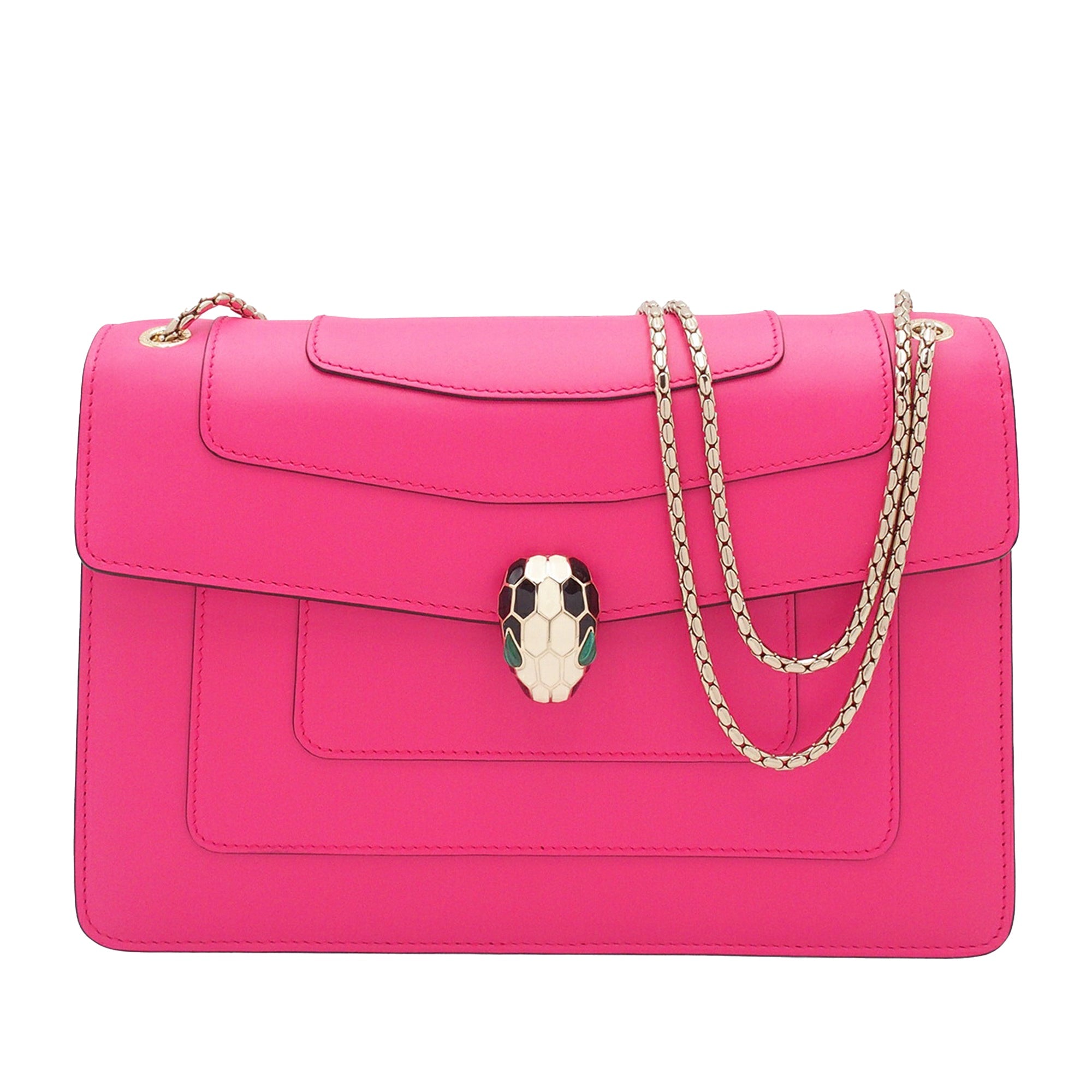 Medium Calfskin Serpenti Forever Shoulder Bag