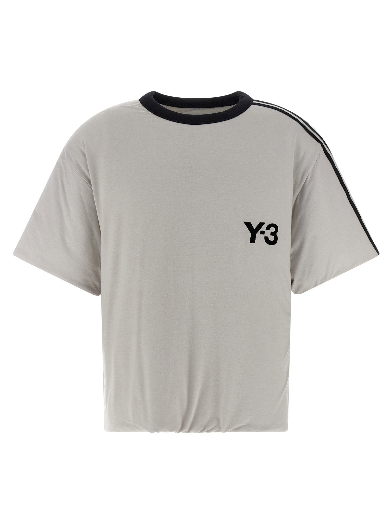 Y-3 Y-3 Logo Padded T-shirt — Gray