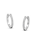 Classic Diamond Huggie Earrings