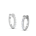 Baguette Diamond Huggie Earrings