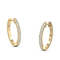 Diamond Hoop Earrings