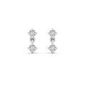 Diamond Dangle Stud Earrings