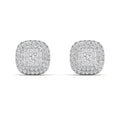 Halo Cluster Diamond Stud Earrings