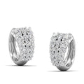 Triple Row Diamond Huggies