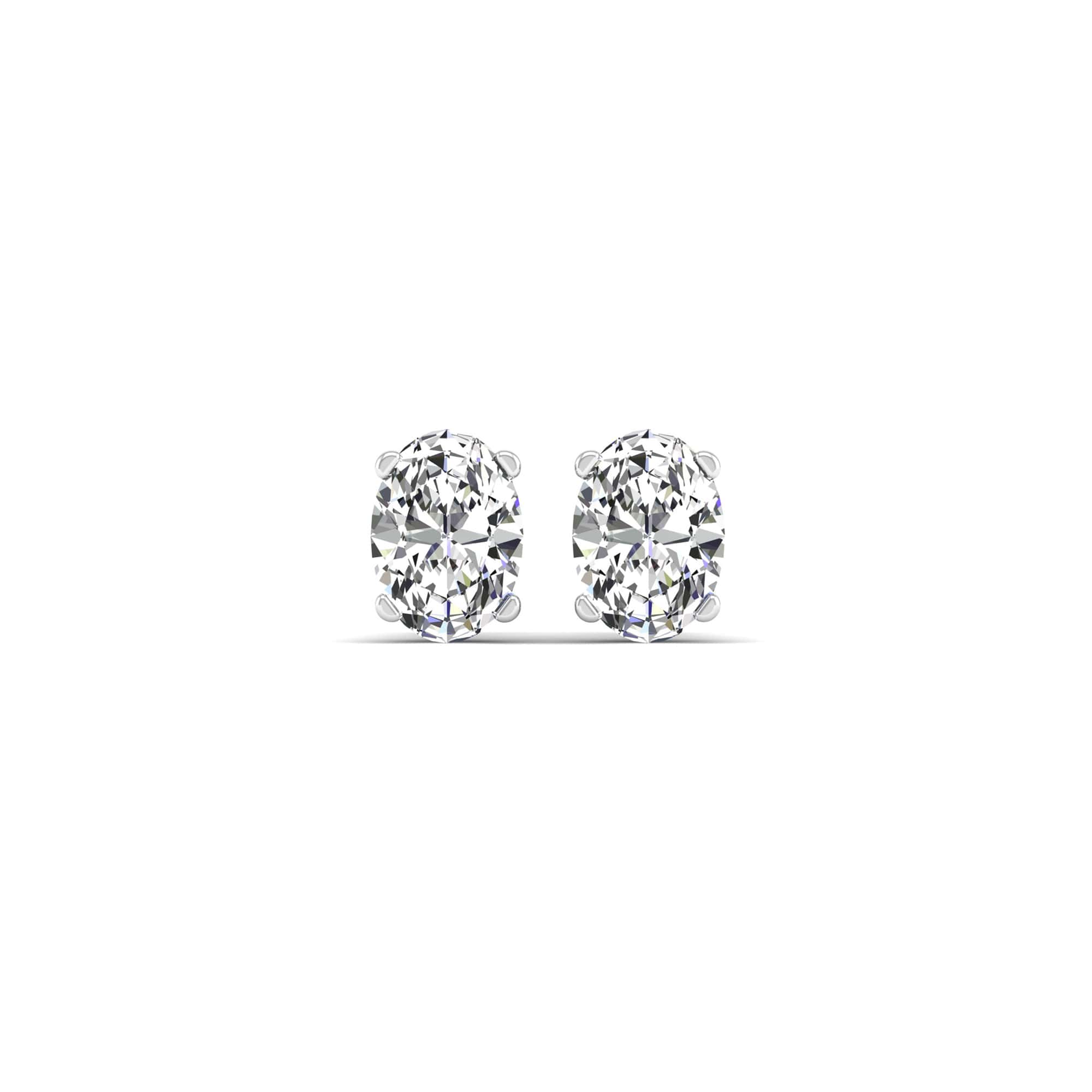 Oval Lab Diamond Studs