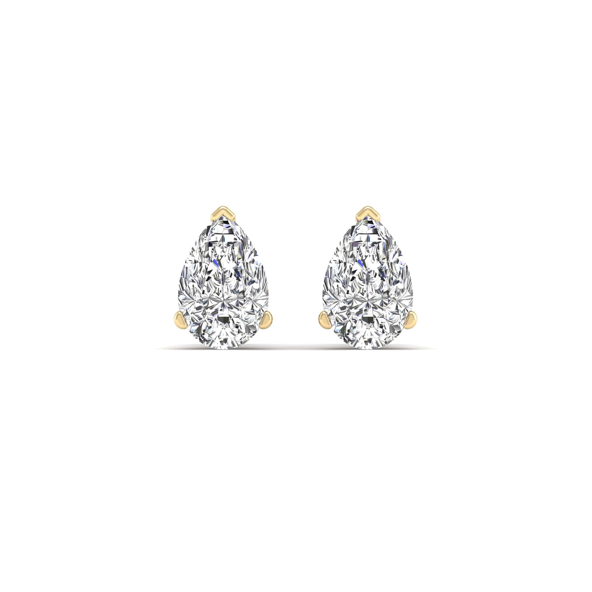 Pear Lab Diamond Studs