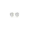 Round 3-Prong Martini Lab Diamond Studs