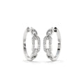 Paperclip Lab Diamond Earrings