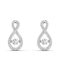 Infinity Dancing Diamond Earrings