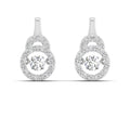 Door Knocker Drop Dancing Diamond Earrings