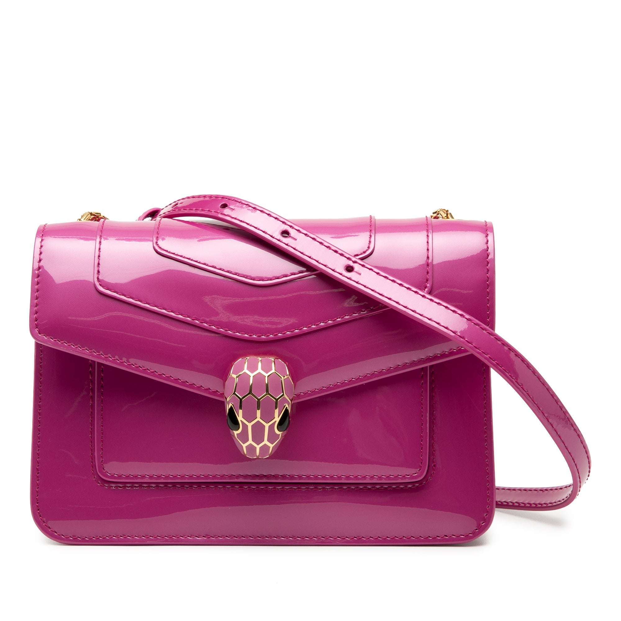 Patent Serpenti Forever Crossbody