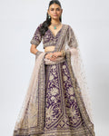 Purple Iffat Lehenga Set By KYNAH, Luxury Indian Fashion & Bridal Wear