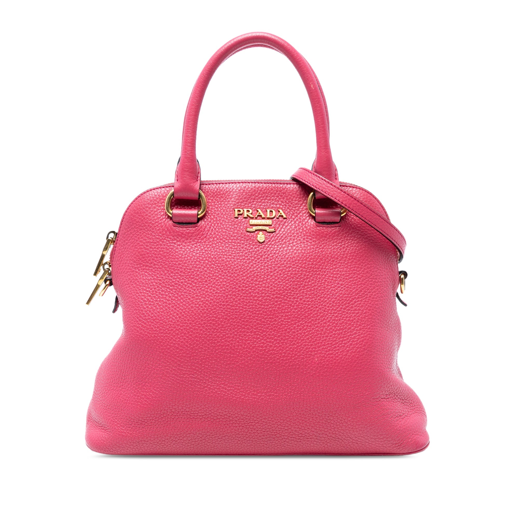 Vitello Daino Dome Satchel