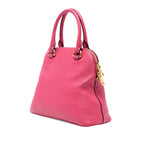 Vitello Daino Dome Satchel