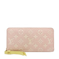 Bicolor Monogram Empreinte Zippy Long Wallet