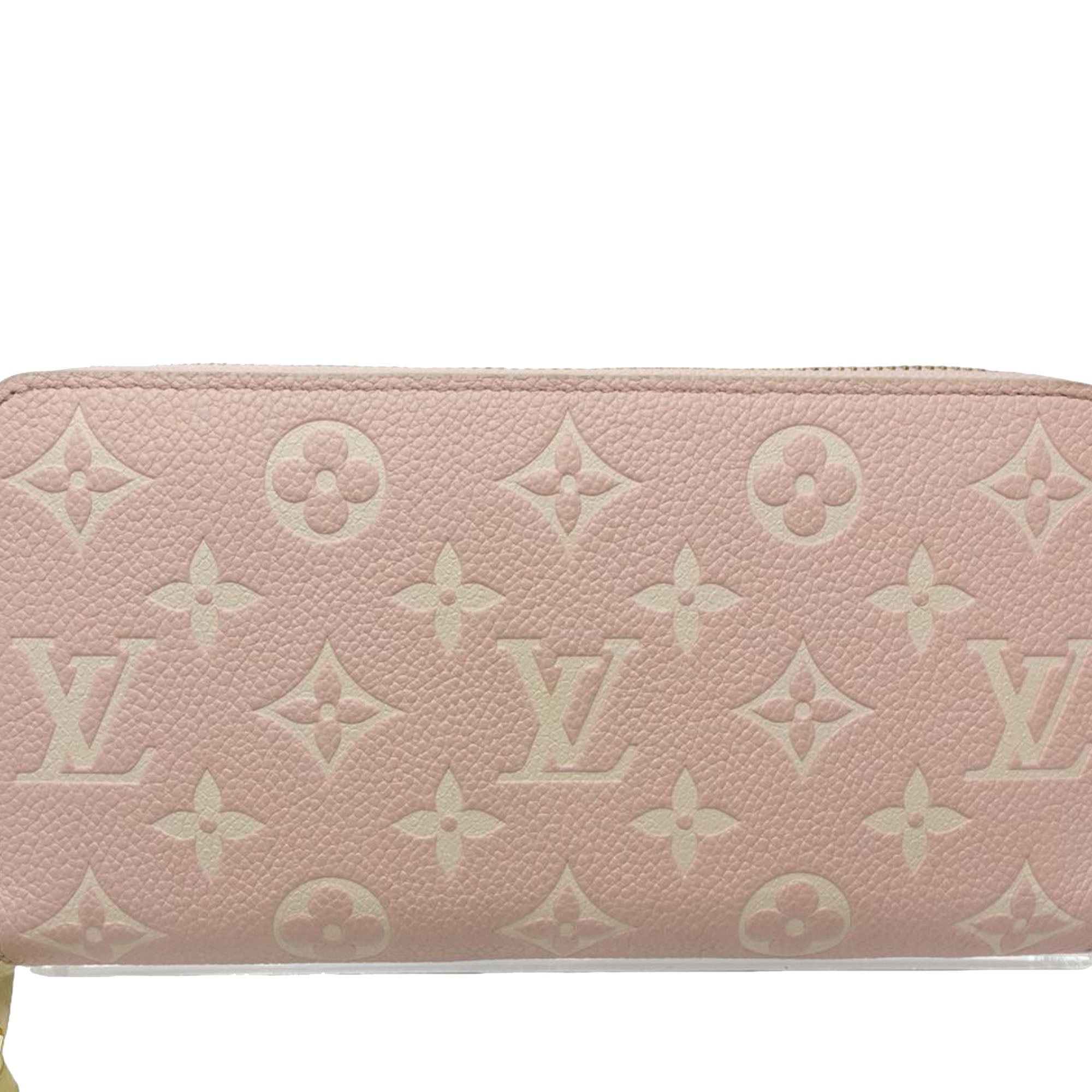 Bicolor Monogram Empreinte Zippy Long Wallet