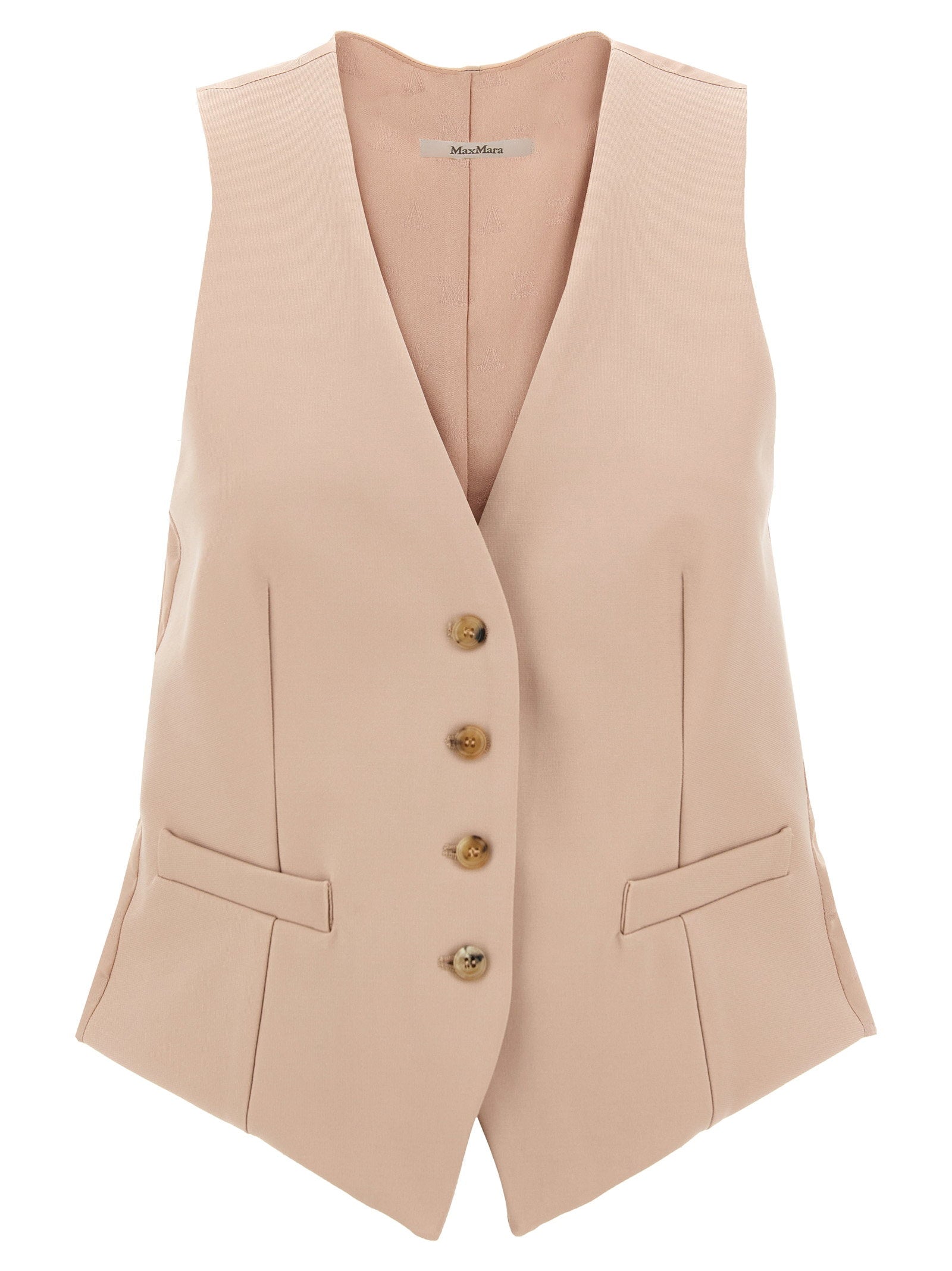 Max Mara Kiwi Vest — Beige