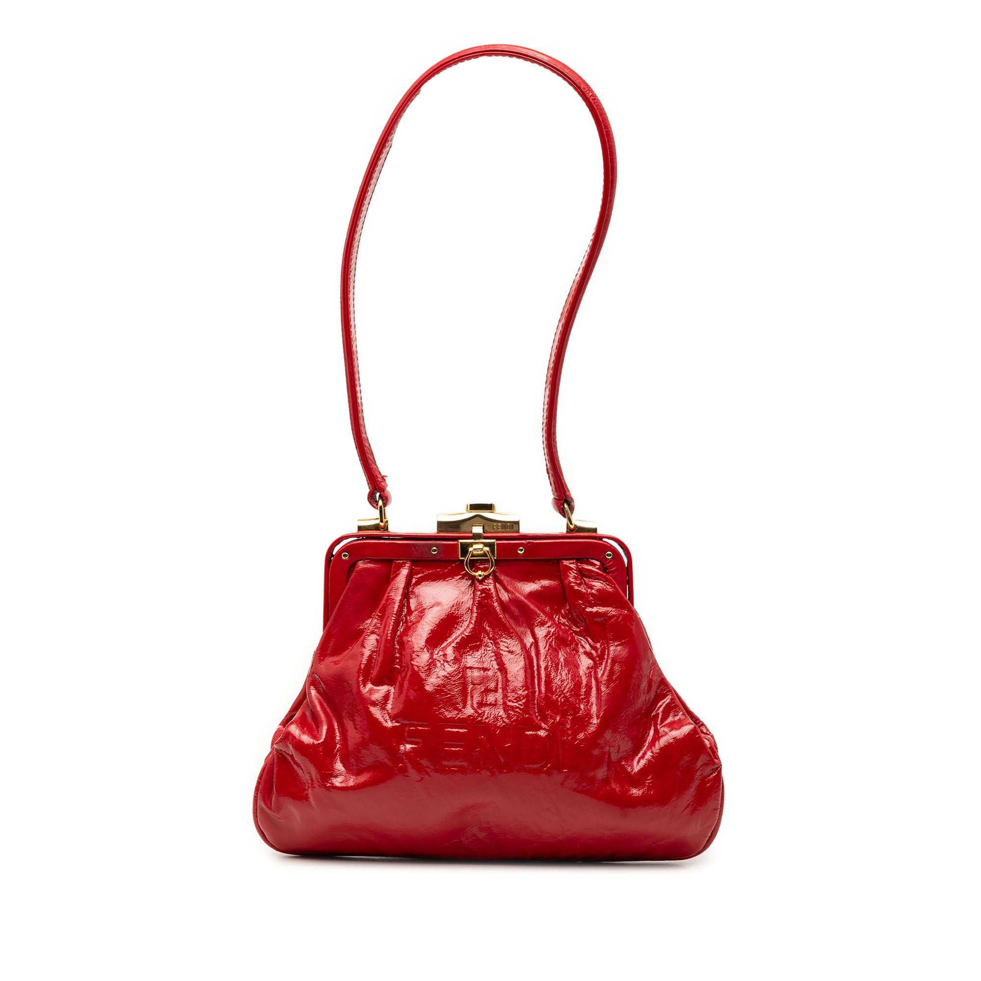 Patent Frame Shoulder Bag