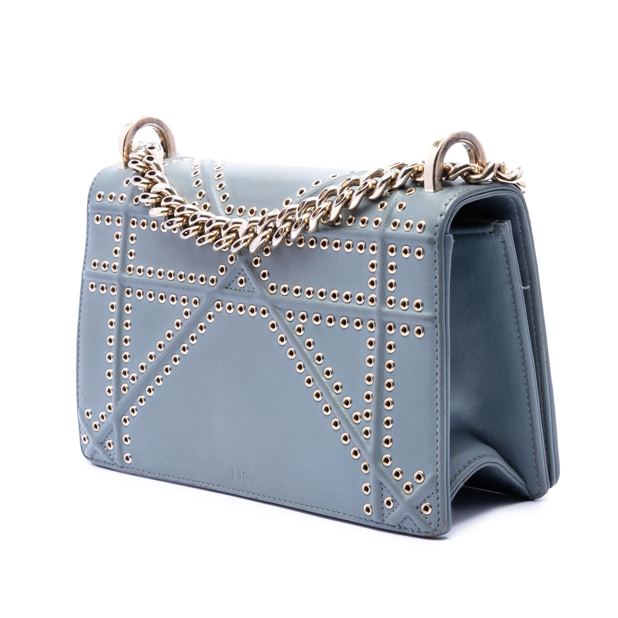 Small Studded Calfskin Diorama Crossbody