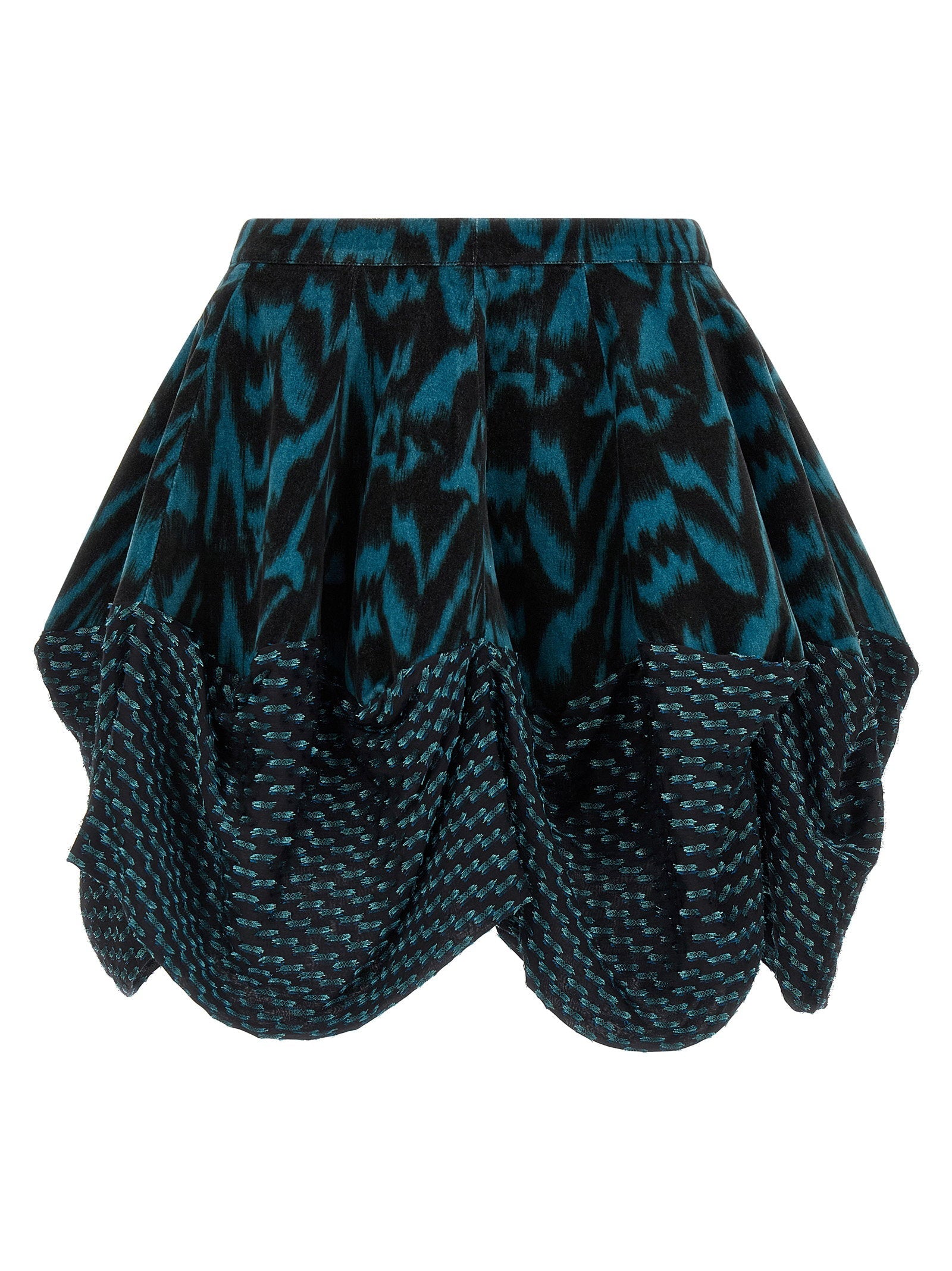 Kiko Kostadinov Evelyn Skirt — Teal