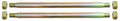 GEDORE Automotive KL-0039-114 - Par de tirantes de 285 mm de largo, con tuercas SK