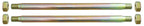 GEDORE Automotive KL-0039-114 - Par de tirantes de 285 mm de largo, con tuercas SK