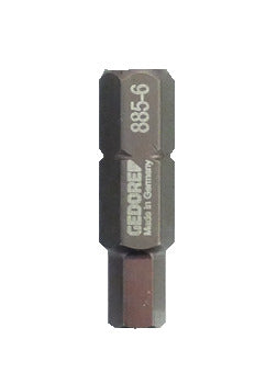 GEDORE Automotive KL-0056-1142 - Punta de destornillador SW6
