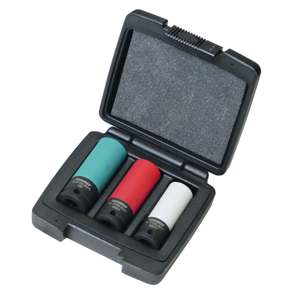 GEDORE Automotive KL-0100-80 K - Juego de destornilladores especiales 1/2", 3 piezas