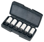 GEDORE Automotive KL-0100-81 K - Kit de destornillador eléctrico, medias tallas, 1/2", 6 piezas