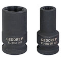 GEDORE Automotive KL-0112-90 - Juego de llaves de vaso, frenos