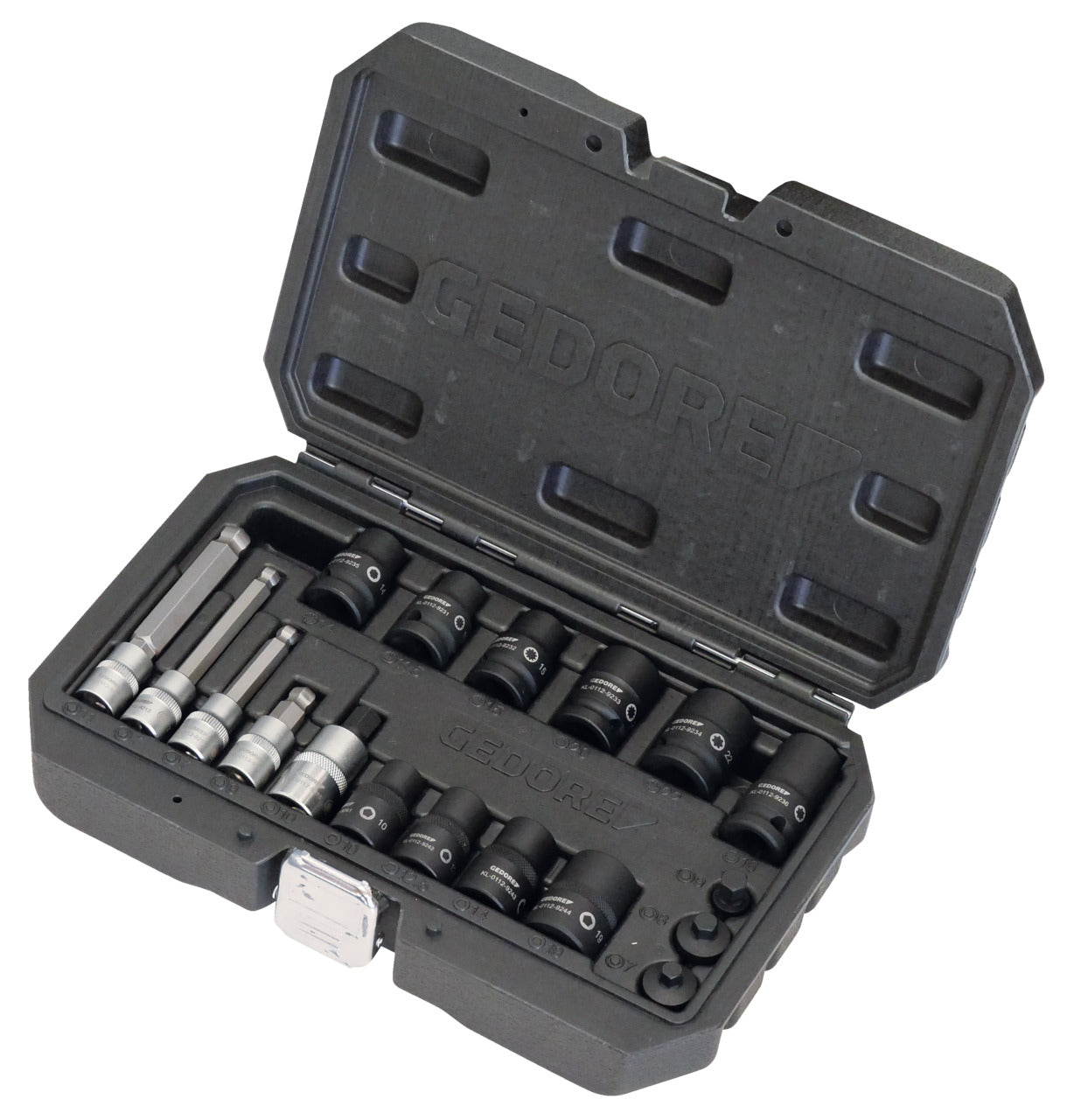 KL-0112-92 K - Juego de herramientas para pinzas de freno, incl. llave especial para RS/Q7, 18 piezas