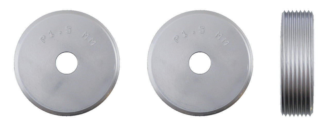 KL-0173-4602 - Juego de laminadores de roscas para paso de 1,5 mm, rosca a la derecha