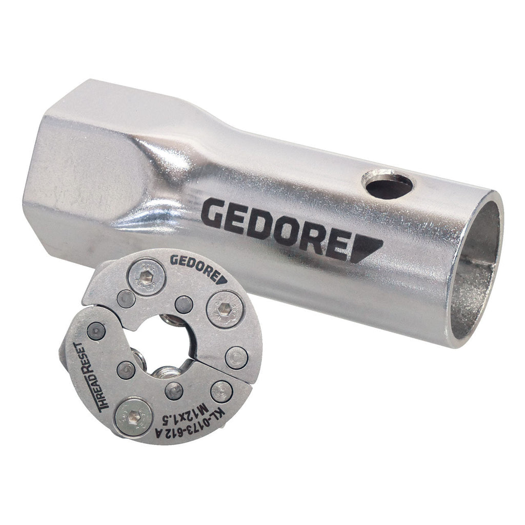 GEDORE Automotive KL-0173-612 A - Herramienta ThreadReset® para reparar roscas M12x1,5 (3435628)